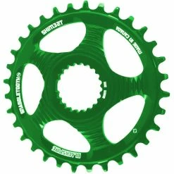 Plateau Blackspire Snaggletooth DM Shimano -Vélos enfr Blackspire Snaggletooth DM Shimano Chainring Chain Rings Lime Green SHIDM30LG 0