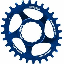 Plateau Blackspire Snaggletooth NW Cinch Oval BOOST -Vélos enfr Blackspire Snaggletooth NW Cinch Oval Chainring BOOST Chain Rings Blue RFC3O28B 0