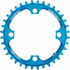 Plateau Blackspire Snaggletooth (large/étroit) -Vélos enfr Blackspire Snaggletooth Narrow Wide Chainring Chain Rings Blue NotSet 595 336WPB
