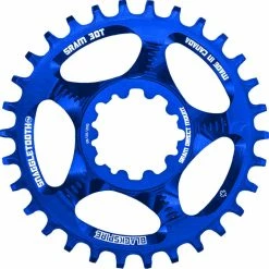 Plateau Blacksprire Snaggletooth (étroit/large) -Vélos enfr Blackspire Snaggletooth Narrow Wide Chainring SRAM Chain Rings Blue NotSet SRASP26B