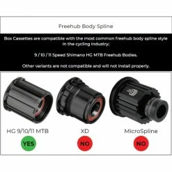 Box Two Prime 9 Speed Cassette 11 Box Two Prime 9 Speed Cassette -Vélos enfr Box Two Prime 9 Speed Cassette Cassettes Black BX2PR9CASS01 3