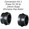 Chris King Press Fit Conversion Kit -Vélos enfr Chris King Press Fit Conversion Kit Bottom Bracket Spares Black NotSet CKPBB021