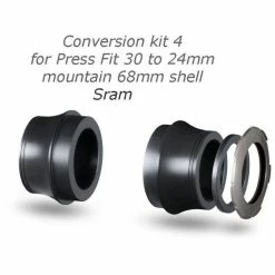 Chris King Press Fit Conversion Kit -Vélos enfr Chris King Press Fit Conversion Kit Bottom Bracket Spares Black NotSet CKPBB024