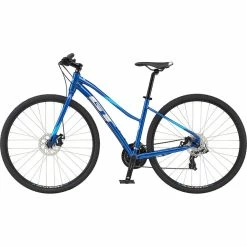 GT Transeo Sport Step Thru Urban Bike (2022) -Vélos enfr GT Transeo Sport Step Thru Urban Bike 2022 Hybrid Bikes Blue 2021 G32301U10MD 1