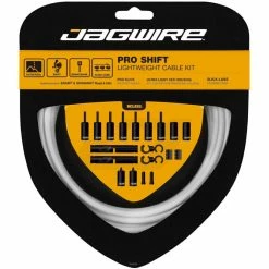 Jagwire Pro Shift Kit 25 Jagwire Pro Shift Kit -Vélos enfr Jagwire Pro Shift Kit Gear Cables White NotSet JCK302 0