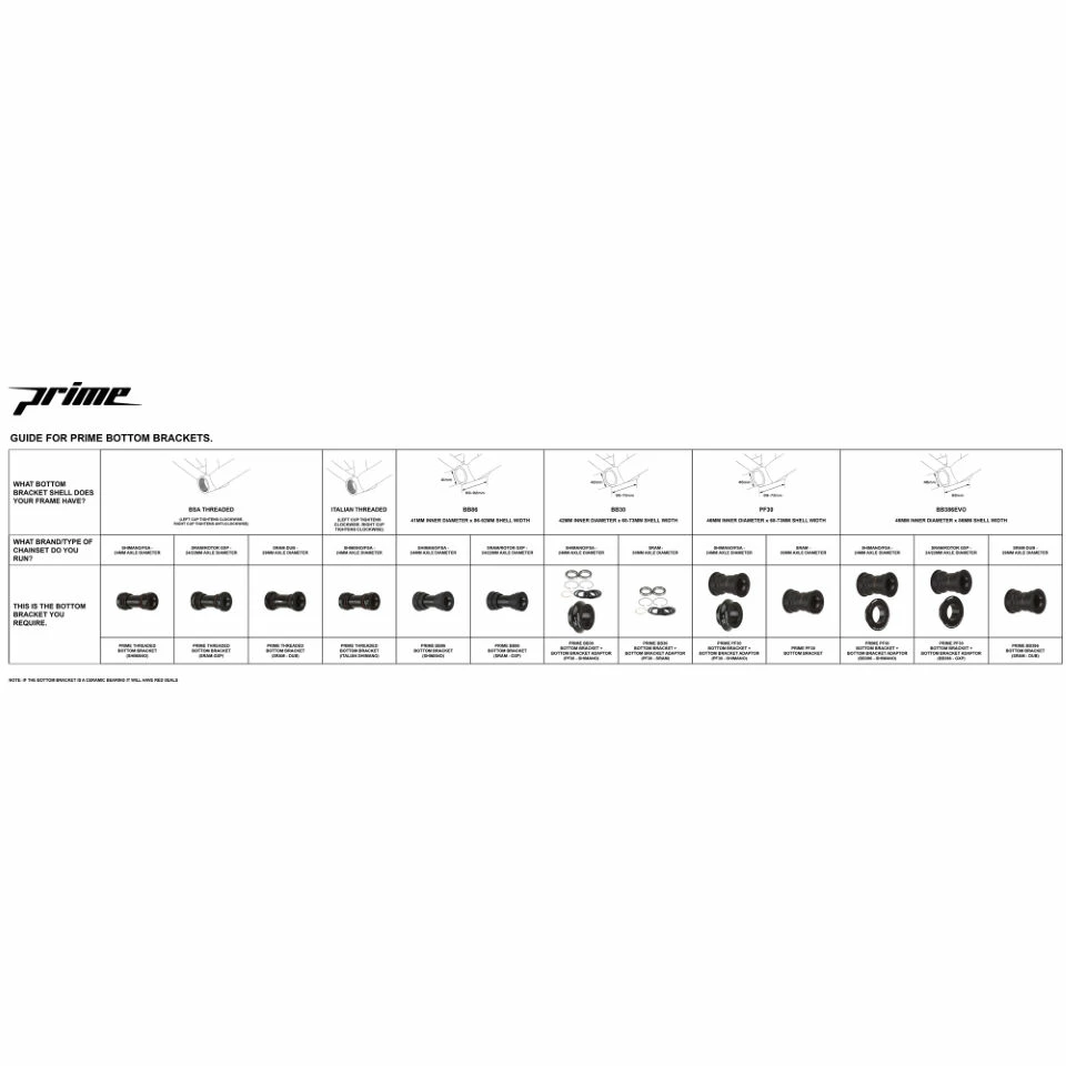 Prime BB30 Bottom Bracket 4 Prime BB30 Bottom Bracket - Image 2