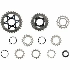 Cassette Shimano Dura Ace R9100 (11 Vitesses, 12-25 Dents) -Vélos enfr Shimano Dura Ace R9100 11 Speed 12 25 Cassette Cassettes Silver CSR9100225 1