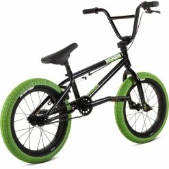 Stolen Agent 16" BMX Bike (2022) 7 Stolen Agent 16" BMX Bike (2022) -Vélos enfr Stolen Agent 16 BMX Bike Black Green 2022 03