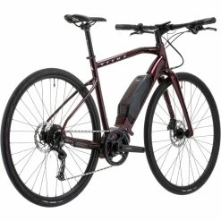Vélo Urbain électrique Vitus Mach E (Alivio, 2022) -Vélos enfr Vitus Mach E Bike 2022 Black Cherry 03
