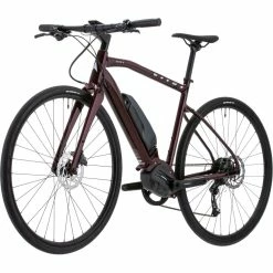 Vélo Urbain électrique Vitus Mach E (Alivio, 2022) -Vélos enfr Vitus Mach E Bike 2022 Black Cherry 05