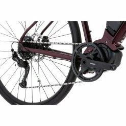 Vélo Urbain électrique Vitus Mach E (Alivio, 2022) -Vélos enfr Vitus Mach E Bike 2022 Black Cherry 14