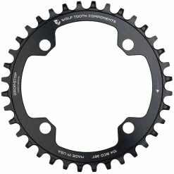 Wolf Tooth 104 BCD Chainring -Vélos enfr Wolf Tooth 104 BCD Chainring Chain Rings Black WT10432 0