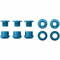Wolf Tooth Chainring Bolts (5 Pack) 10 Wolf Tooth Chainring Bolts (5 Pack) -Vélos enfr Wolf Tooth Pack of 5 1X Chainring Bolts and Nuts 03