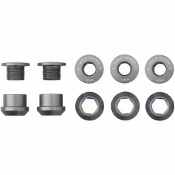 Wolf Tooth Chainring Bolts (5 Pack) 11 Wolf Tooth Chainring Bolts (5 Pack) -Vélos enfr Wolf Tooth Pack of 5 1X Chainring Bolts and Nuts 06