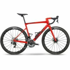 Vélo Route BMC Teammachine SLR01 One Sram Red AXS Zipp 353 Red Black 2023 Rouge 51 Freinage Disque