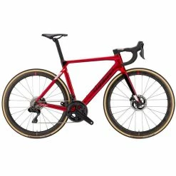 Vélo Route Wilier Triestina Filante SLR Shimano Ultegra Di2 12v Trimax Velvet Red Glossy 2023 Rouge M Freinage Disque