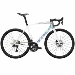 Vélo Route Trek Emonda SL 7 Disc Ultegra Di2 12v White/Quicksilver 2022 Blanc 52 Freinage Disque
