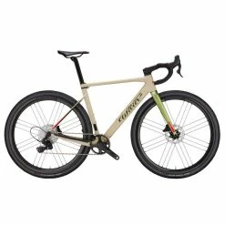Vélo Route Et Gravel Wilier Triestina Rave SLR Sram Force AXS Wide 12v Roues Trimax Sand 2022 Beige M Freinage Disque