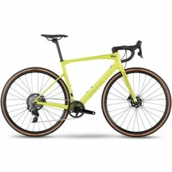 Vélo Route BMC Roadmachine X Two Sram Rival AXS Yellow 2023 54 Freinage Disque Citron Vert