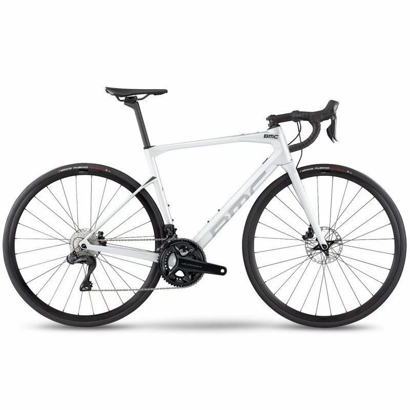 Vélo Route BMC Roadmachine RM Three Shimano Ultegra Di2 12v Metallic Off-White Black 2023 Blanc 51 Freinage Disque 3 Vélo Route BMC Roadmachine RM Three Shimano Ultegra Di2 12v Metallic Off-White Black 2023 Blanc 51 Freinage Disque