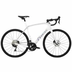Vélo Route Trek Domane SL 5 Disc Shimano 105 11v White/Quicksilver 2023 Blanc 52 Freinage Disque