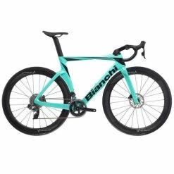 Vélo Route Bianchi Oltre Disc Sram Rival ETap AXS 12v XD CK16/Graphite Full Glossy 2023 57 Vert Bianchi Freinage Disque