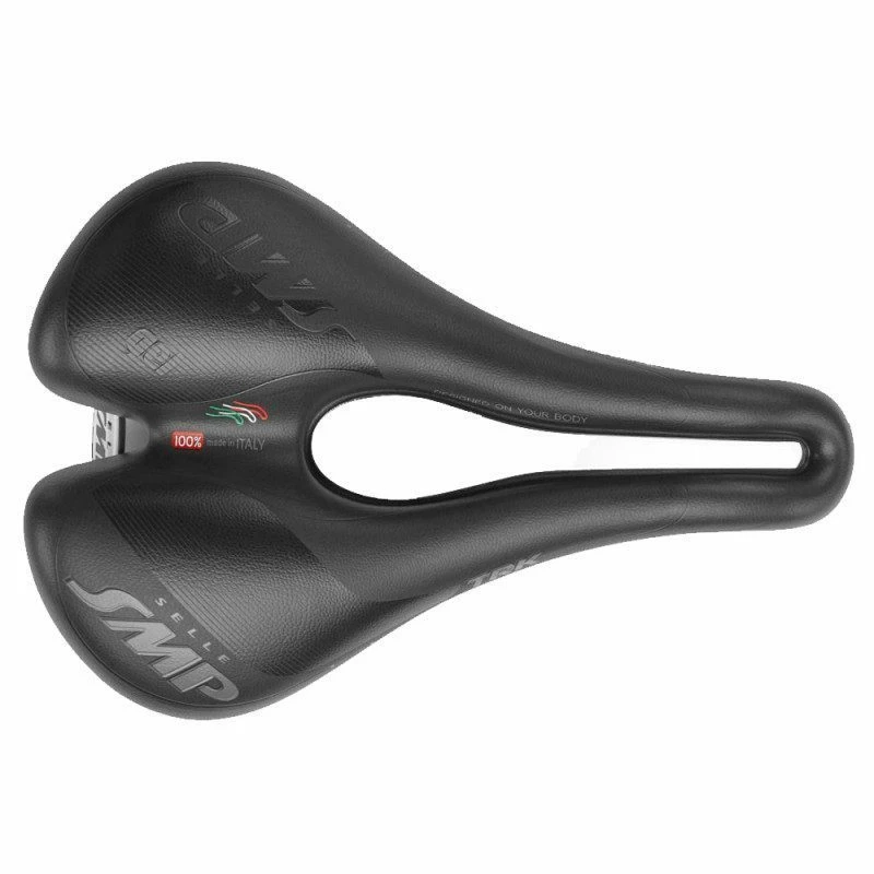 Selle Vélo Trekking SMP TRK Large Gel Noir Ajourée Acier 3 Selle Vélo Trekking SMP TRK Large Gel Noir Ajourée Acier