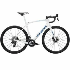 Vélo Route Trek Domane SLR 6 Rival AXS Disc White Blue 2022 Blanc 47 Freinage Disque
