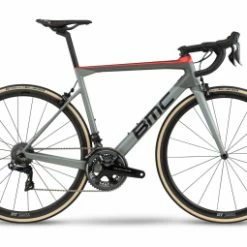 Velo De Route Bmc Teammachine Slr01 One Shimano Dura Ace Di2 11v 700 Mm Gris Airforce Rouge Super 2020 61 Cm 190 200 Cm