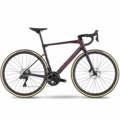 Vélo Route BMC Roadmachine RM01 Three Disc Ultegra DI2 12v Violet & Neon Red 2022-23 51 Violet Freinage Disque