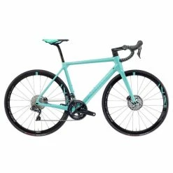 Vélo Route Bianchi Specialissima Disc Shimano Ultegra 11v CK16/Mermaid Scale Full Glossy 2022 55 Vert Bianchi Freinage Disque