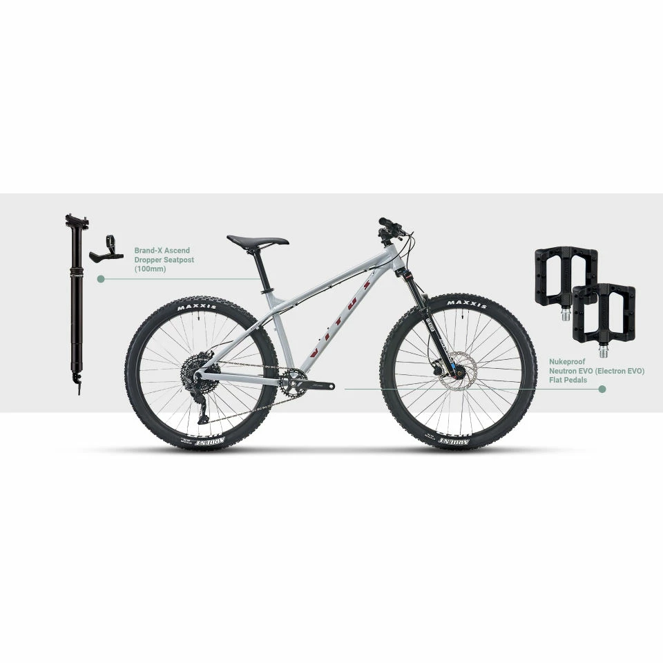 Vitus Nucleus 27 VRS Dropper And Pedals Bundle 3 Vitus Nucleus 27 VRS Dropper And Pedals Bundle